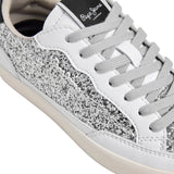 Pepe Jeans - Lane PGS300013-934 - Sneakers blancas con glitter plata y plantilla termoformada - Niña