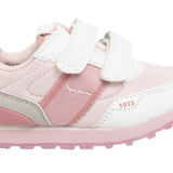 Pepe Jeans – Dublin PGS400011-803 – Sneakers rosas con velcro y plantilla extraíble - Niña