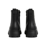 Pepe Jeans - Lilli PGS500012-999 - Botas negras de media caña con estilo militar y detalles en strass - Niña