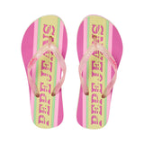 Pepe Jeans - PGS700005-357 – Chanclas rosas de tiras con purpurina - Niña