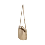 Pepe Jeans – Tyler Script PL0300110099 – Bolso bucket dorado con efecto piel con bandolera de quita y pon