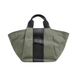 Pepe Jeans – Aria Merit PL0300133734 – Bolso shopper verde con logo en relieve y cremallera