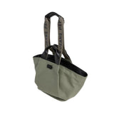 Pepe Jeans – Aria Merit PL0300133734 – Bolso shopper verde con logo en relieve y cremallera