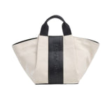 Pepe Jeans – Aria Merit PL0300133847 – Bolso shopper beige con logo en relieve y cremallera