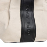 Pepe Jeans – Aria Merit PL0300133847 – Bolso shopper beige con logo en relieve y cremallera