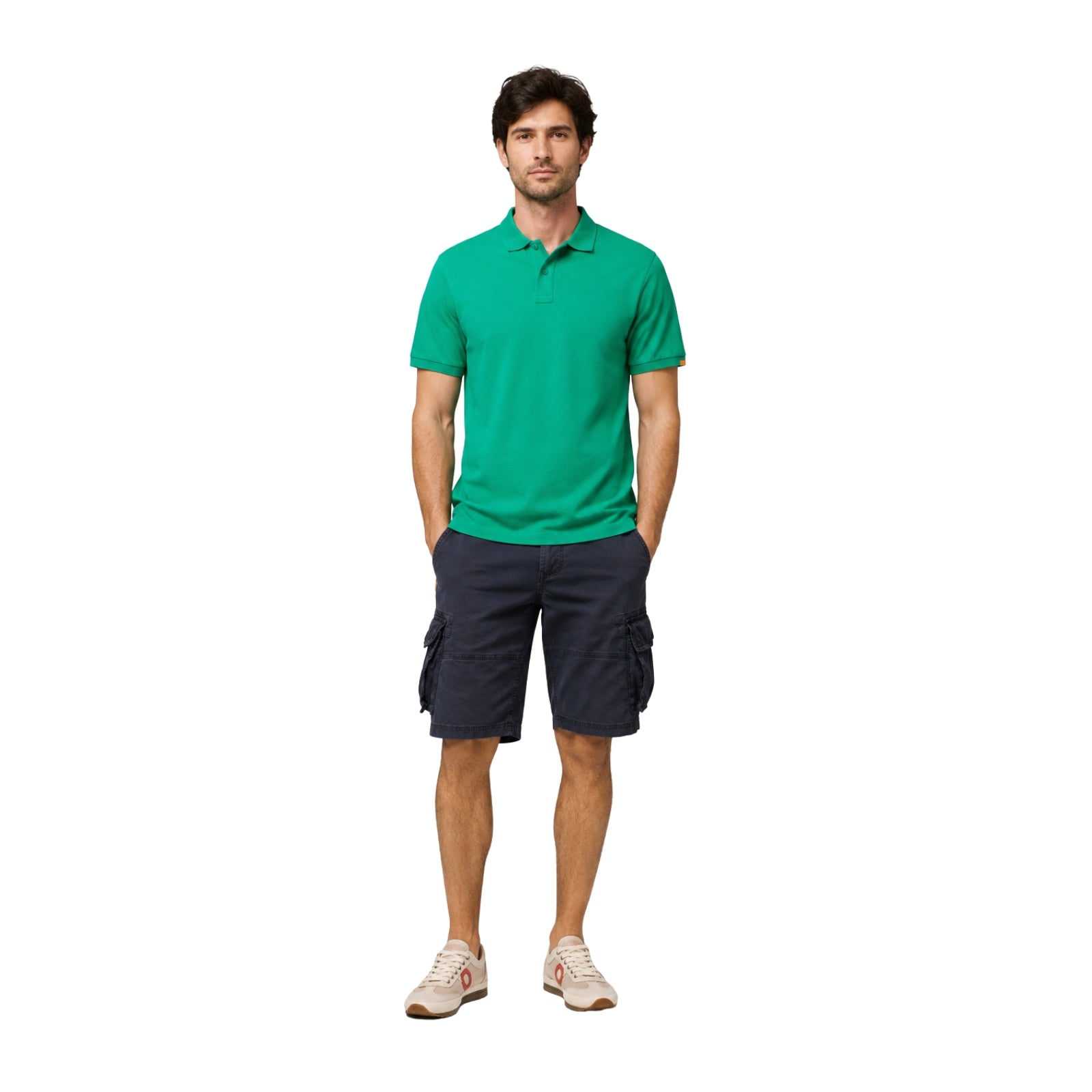 Polo verde algodón Federico Back Suns | Konestilochic