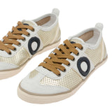 Aro – 3134 Picada Metal – Sneakers platino con empeine de piel metalizada - Mujer