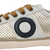 Aro – 3134 Picada Metal – Sneakers platino con empeine de piel metalizada - Mujer