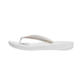 FitFlop – Iqushion Sparkle R08-194 – Chanclas flipflop blancas con adorno de microcristales - Mujer