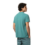 S24030556-Polo Garment azul océano Scotta para hombre