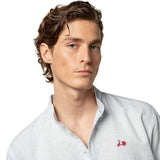 S24040448-Camisa polera Lissome azul pastel Scotta de hombre