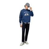 S24060441-Sudadera azul de hombre Moto Tour Marino Scotta