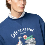 S24060441-Sudadera azul de hombre Moto Tour Marino Scotta