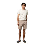 S24120172-Bermuda con logos Steve beige Scotta para hombre