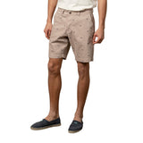 S24120172-Bermuda con logos Steve beige Scotta para hombre