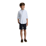 Bermudas azul marino Silbon niño algodón cómodo Konestilochic