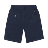 Silbon - S263020302558 – Bermudas azul marino de algodón con cintura elástica y corte regular - Niño