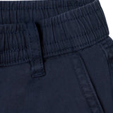 Silbon - S263020302558 – Bermudas azul marino de algodón con cintura elástica y corte regular - Niño