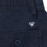 Silbon - S263020302558 – Bermudas azul marino de algodón con cintura elástica y corte regular - Niño