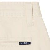 Silbon - S263020303555 – Bermudas cargo de corte regular color piedra - Niño