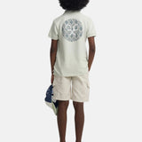 Silbon - S263020303555 – Bermudas cargo de corte regular color piedra - Niño