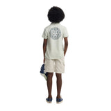 Silbon - S263020303555 – Bermudas cargo de corte regular color piedra - Niño