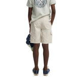 Silbon - S263020303555 – Bermudas cargo de corte regular color piedra - Niño
