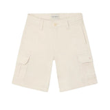 Silbon - S263020303555 – Bermudas cargo de corte regular color piedra - Niño