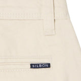 Silbon - S263020303555 – Bermudas cargo de corte regular color piedra - Niño