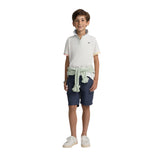 Silbon - S263020303557 – Bermudas azules cargo de corte regular con cintura ajustable - Niño