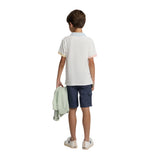 Silbon - S263020303557 – Bermudas azules cargo de corte regular con cintura ajustable - Niño