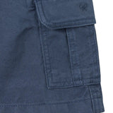 Silbon - S263020303557 – Bermudas azules cargo de corte regular con cintura ajustable - Niño