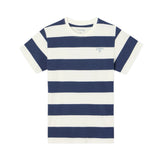 Silbon - S263020402526 – Camiseta de manga corta con estampado de rayas anchas - Niño