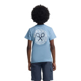 Silbon - S263020402536 – Camiseta azul de manga corta con dibujo en la espalda - Niño