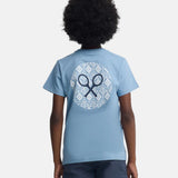 Silbon - S263020402536 – Camiseta azul de manga corta con dibujo en la espalda - Niño