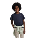 Silbon - S263020402539 – Camiseta azul marino de manga corta con dibujo en la espalda - Niño