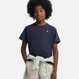 Silbon - S263020402539 – Camiseta azul marino de manga corta con dibujo en la espalda - Niño