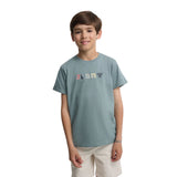 Silbon - S263020403529 – Camiseta verde de manga corta 100% algodón - Niño