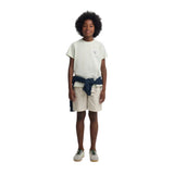 Silbon - S263020403537 – Camiseta verde claro de manga corta con dibujo en la espalda - Niño