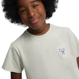 Silbon - S263020403537 – Camiseta verde claro de manga corta con dibujo en la espalda - Niño