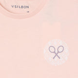 Silbon - S263020408534 – Camiseta coral de manga corta con dibujo en la espalda - Niño