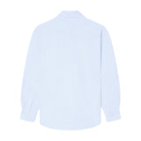 Silbon – S263020502573 – Camisa polera de rayas azules 100% algodón BCI con logo bordado - Niño