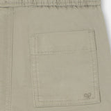 Silbon - S263020903549 – Pantalones verdes cargo de algodón con cintura ajustable - Niño