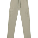 Silbon - S263020903549 – Pantalones verdes cargo de algodón con cintura ajustable - Niño