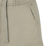 Silbon - S263020903549 – Pantalones verdes cargo de algodón con cintura ajustable - Niño