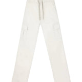 Silbon - S263020907547 – Pantalones cargo de algodón color piedra con cintura ajustable - Niño