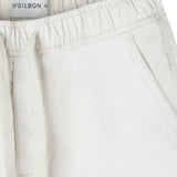 Silbon - S263020907547 – Pantalones cargo de algodón color piedra con cintura ajustable - Niño