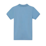 Silbon - S263021002504 – Polo azul de manga corta 100% algodón de corte regular - Niño