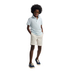 Polo celeste Silbon niño algodón clásico elegante | Konestilochic
