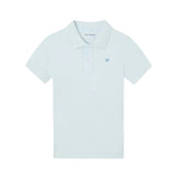 Silbon - S263021002508 – Polo azul claro de manga corta 100% algodón con estampado trasero - Niño